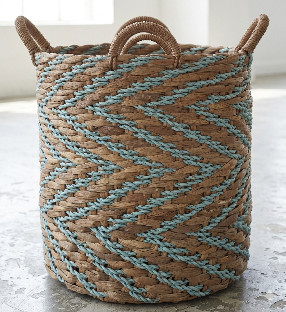 Basket Laundry Chevron