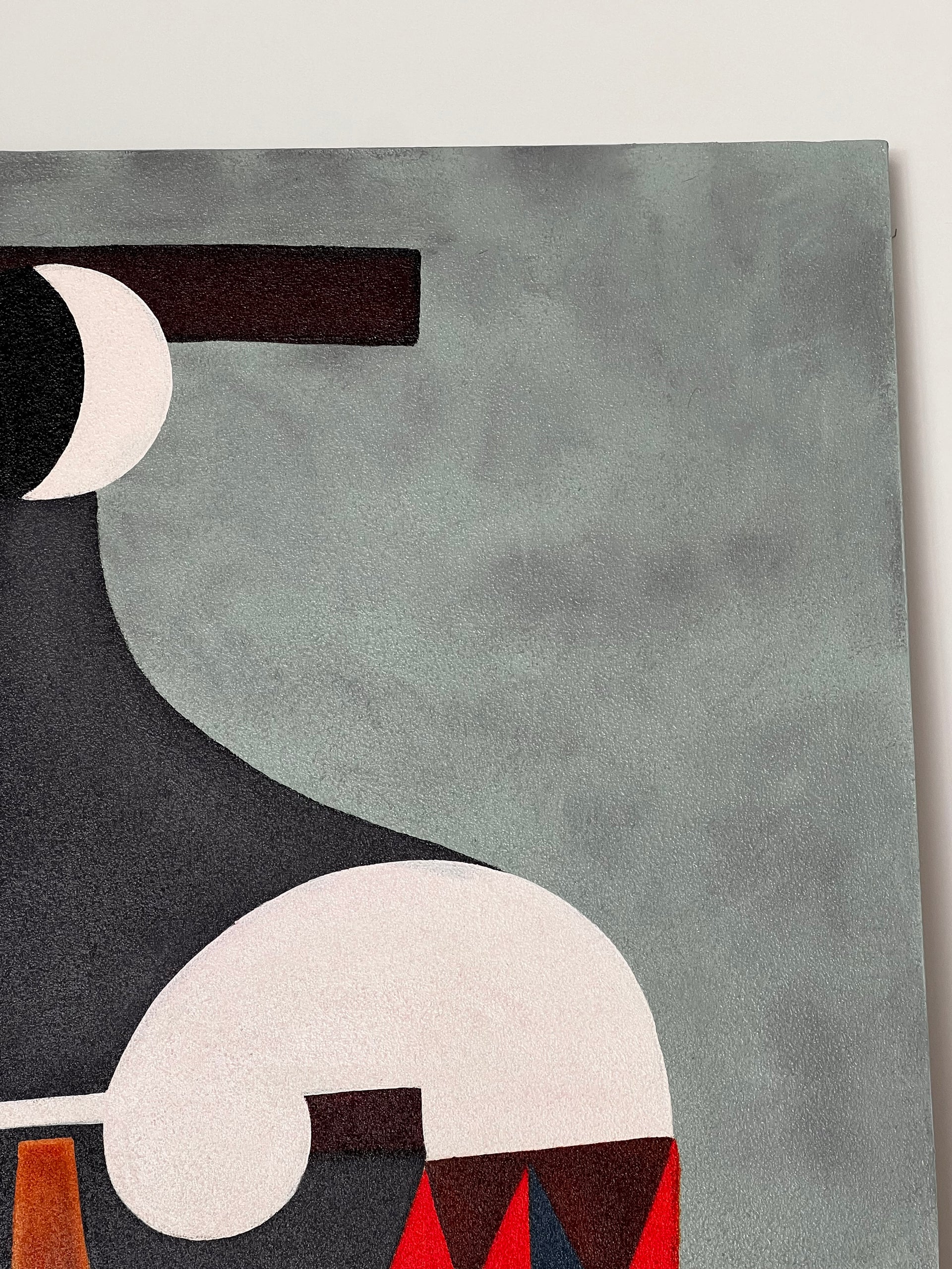 Obsidian & Ochre: The Silent Watcher| 140x100 Painting