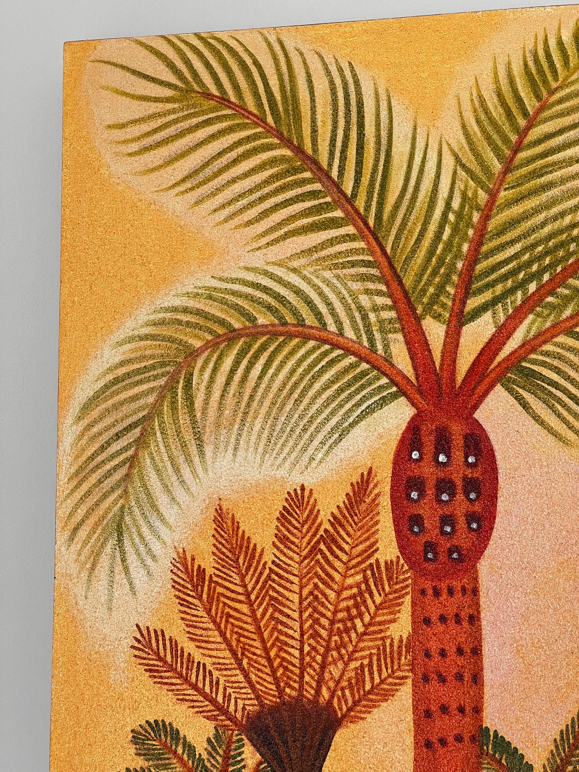 Saffron Dunes and Sun | 120 x 75 Painting
