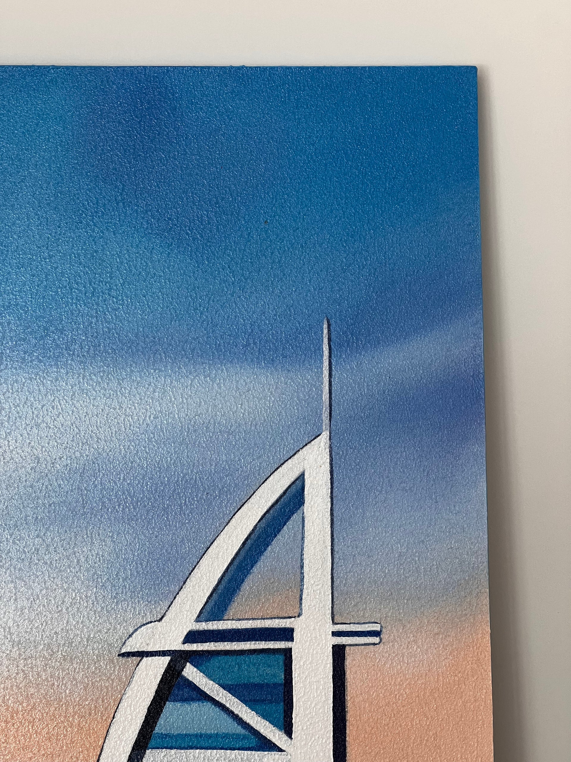 Azure Sands & Emirates Icons | 100 x 80 Painting