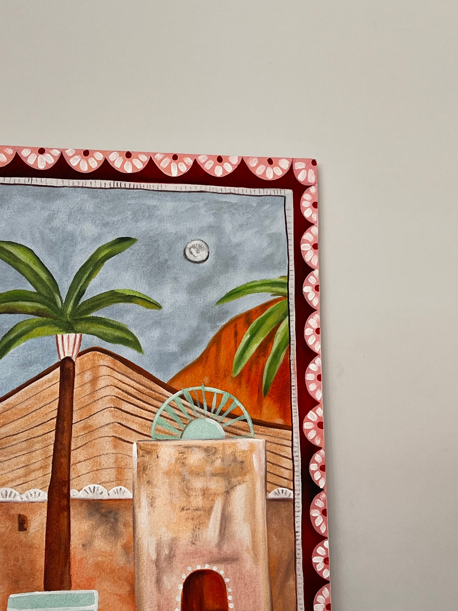 Dusk over the Adobe | 100 x 70 Painting