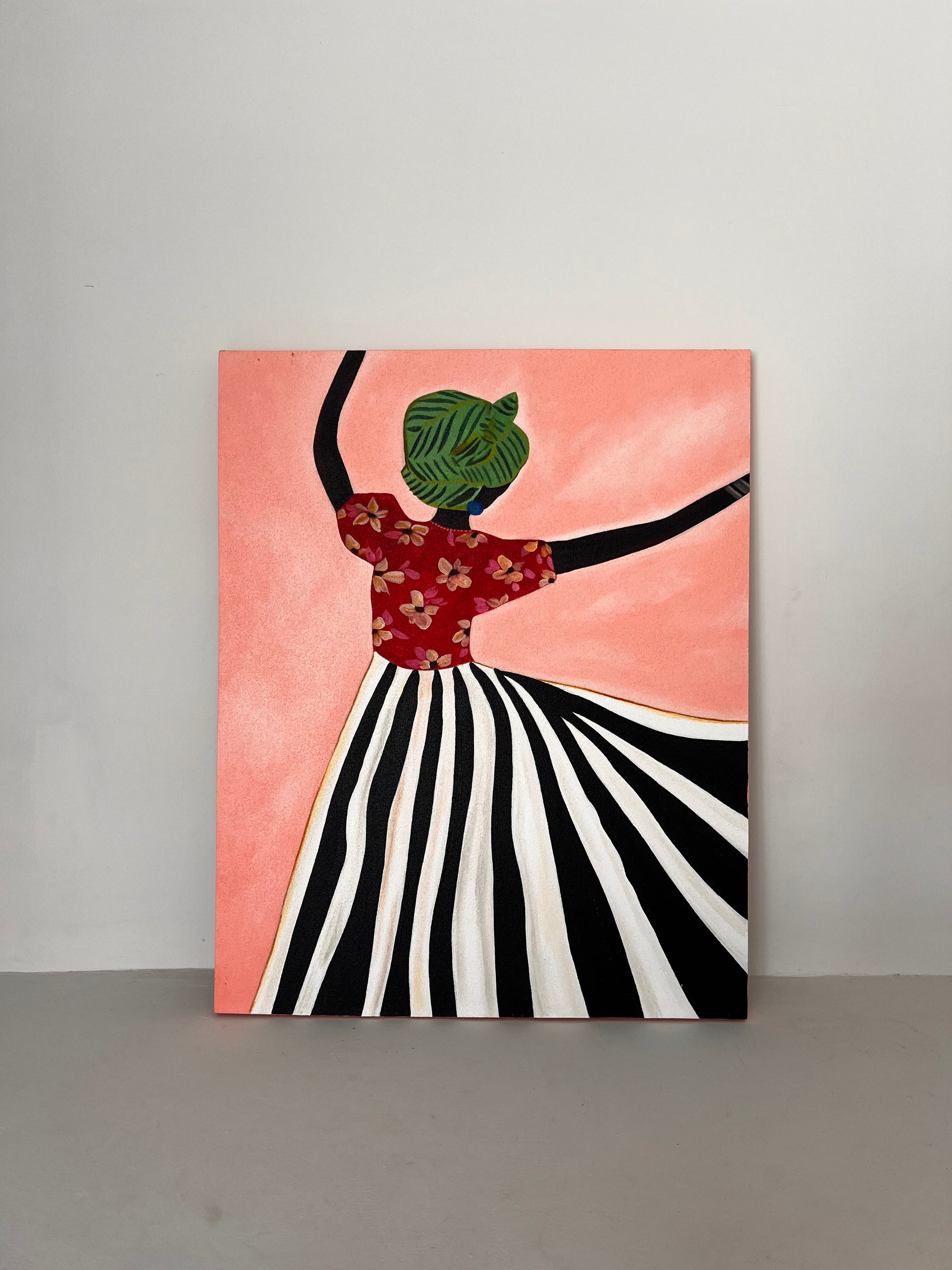 The Rhythmic Spin| 100 x 80 Painting