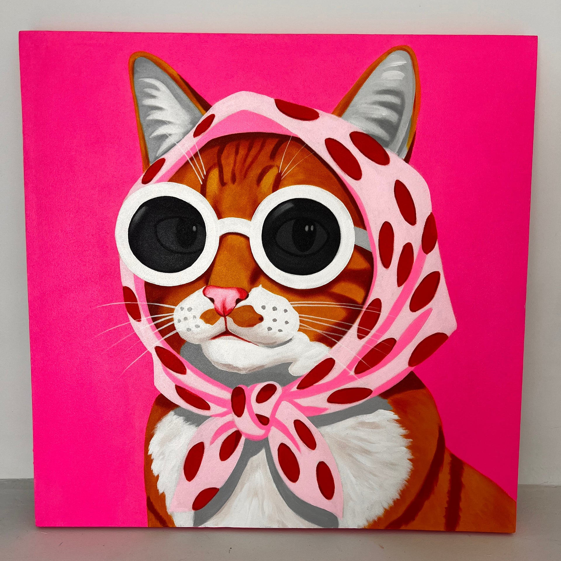 The Sophisticat| 80x80 Painting