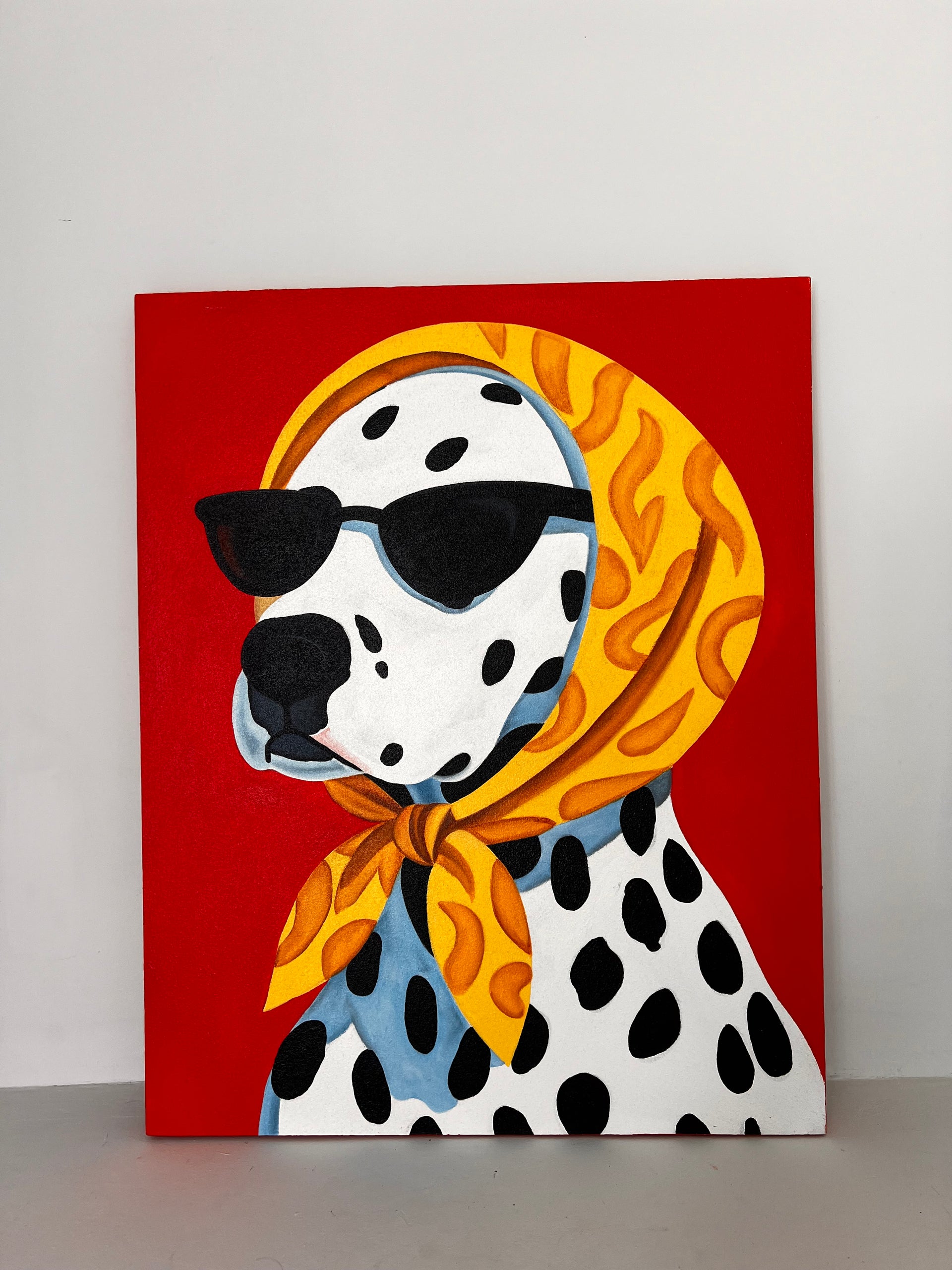 The Spotted Scarlet| 100x80 Painting