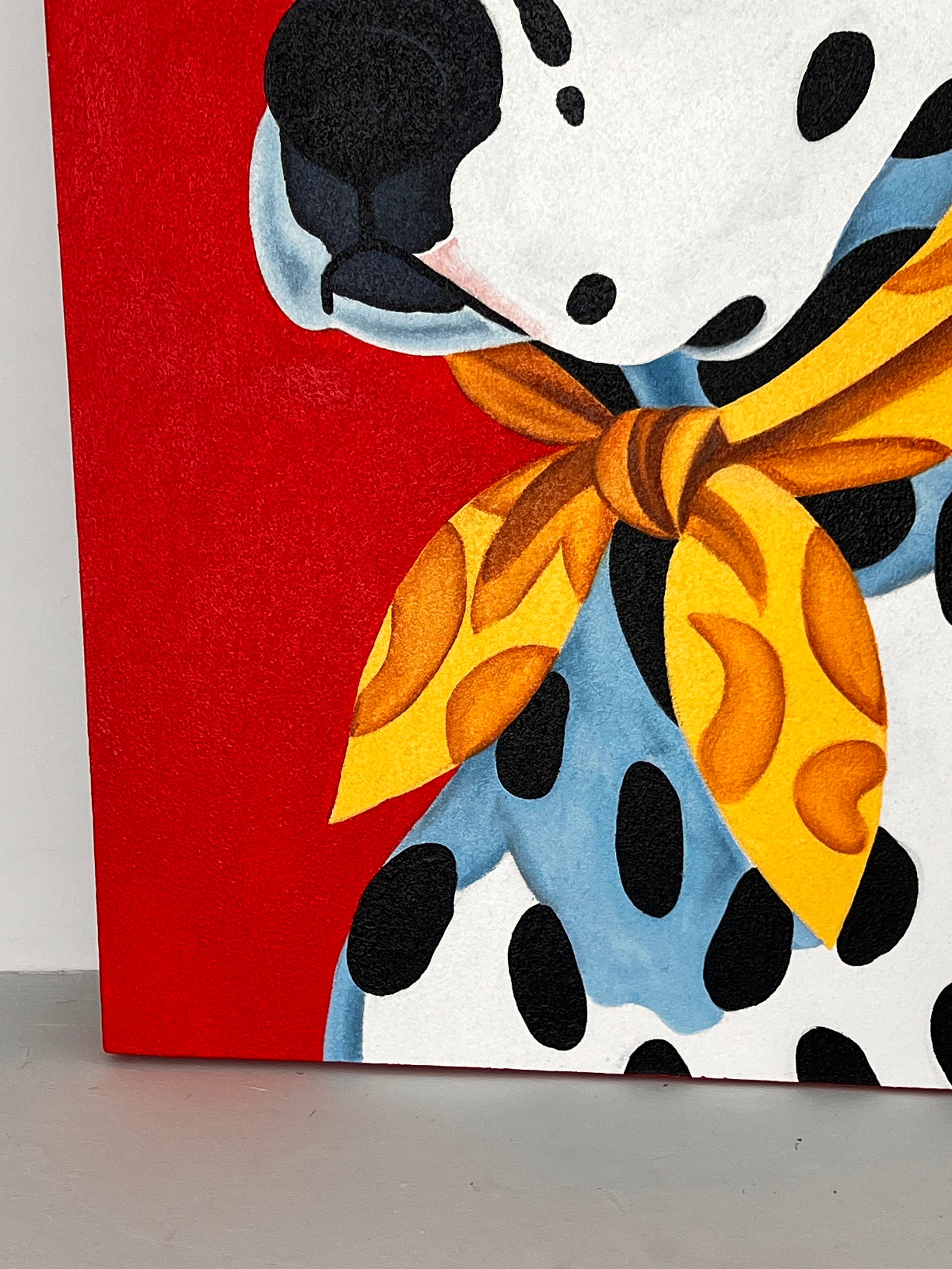 The Spotted Scarlet| 100x80 Painting