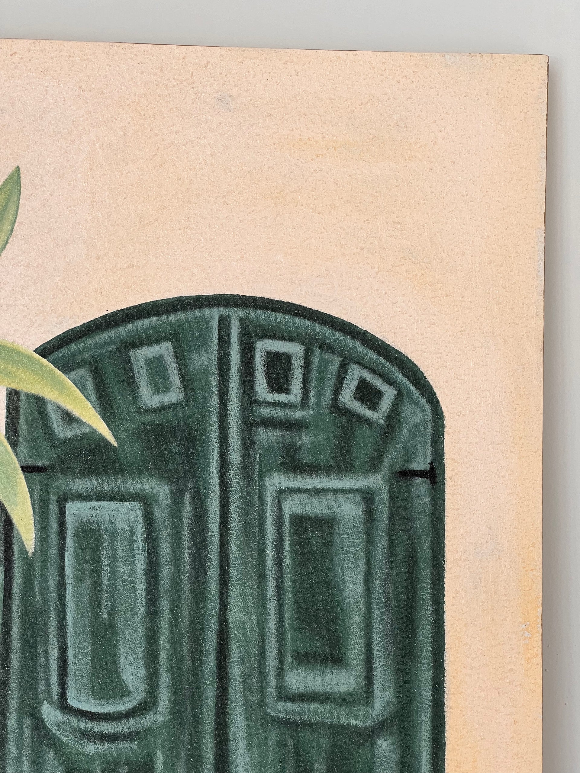 The Green Portal| 100x70 Textured Painting
