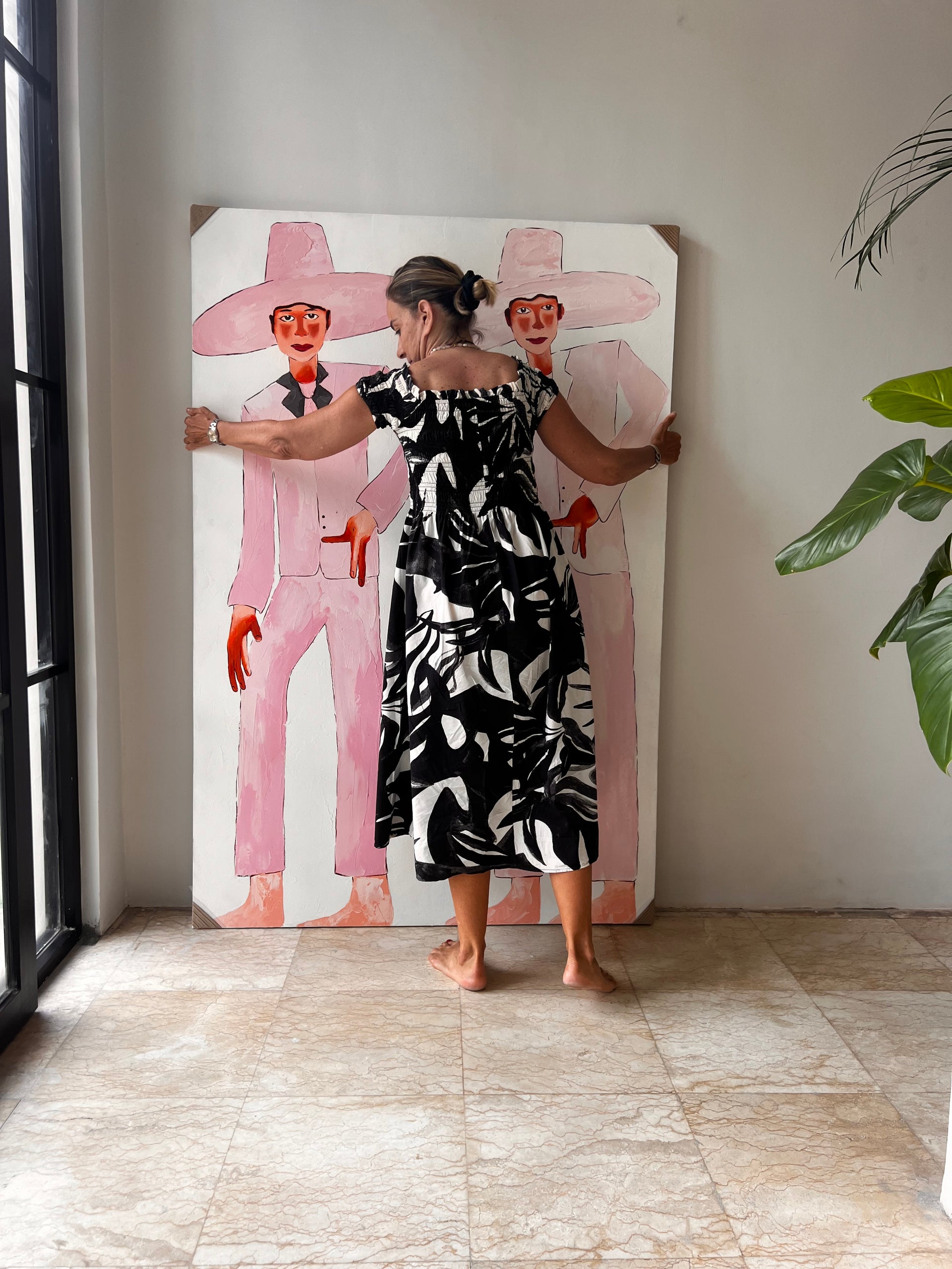 The Pink Pastiche| 140 x 100 Painting