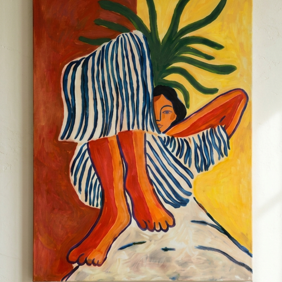 The Weight of Stillness| 110x80 Painting