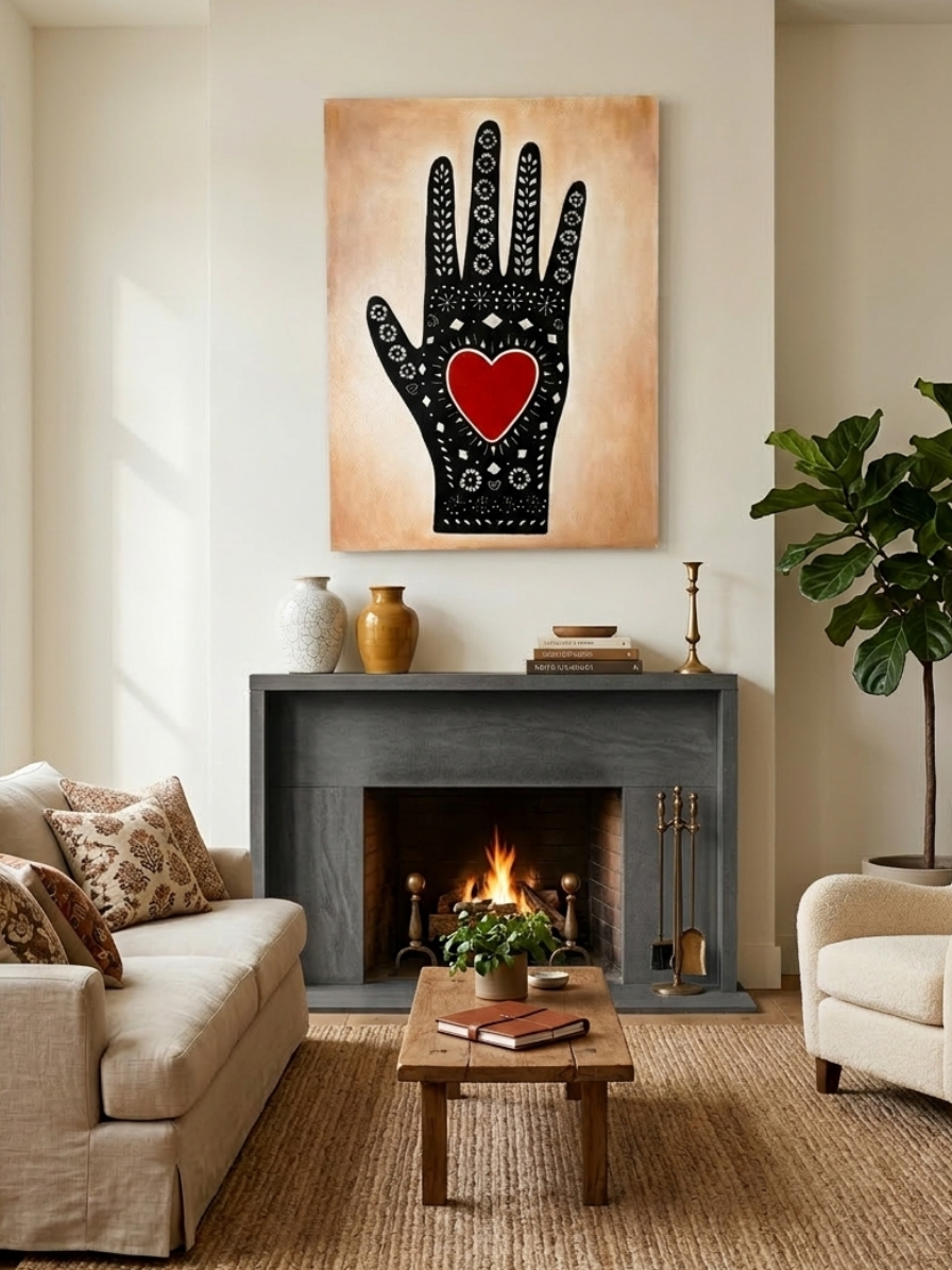 The Heart in Hand| 110x80 Painting