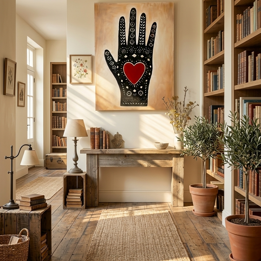 The Heart in Hand| 110x80 Painting
