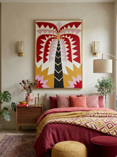 The Geometric Palm| 100x70 Painting