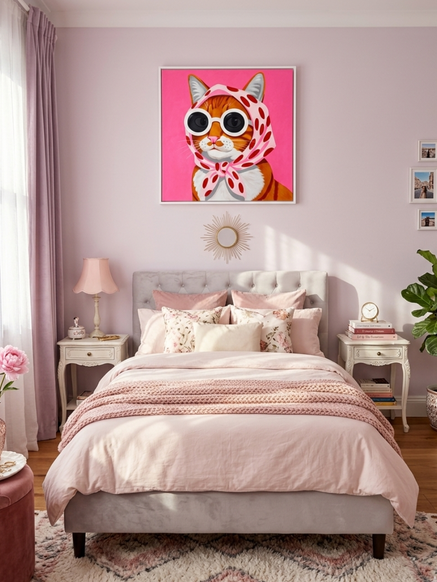 The Sophisticat| 80x80 Painting