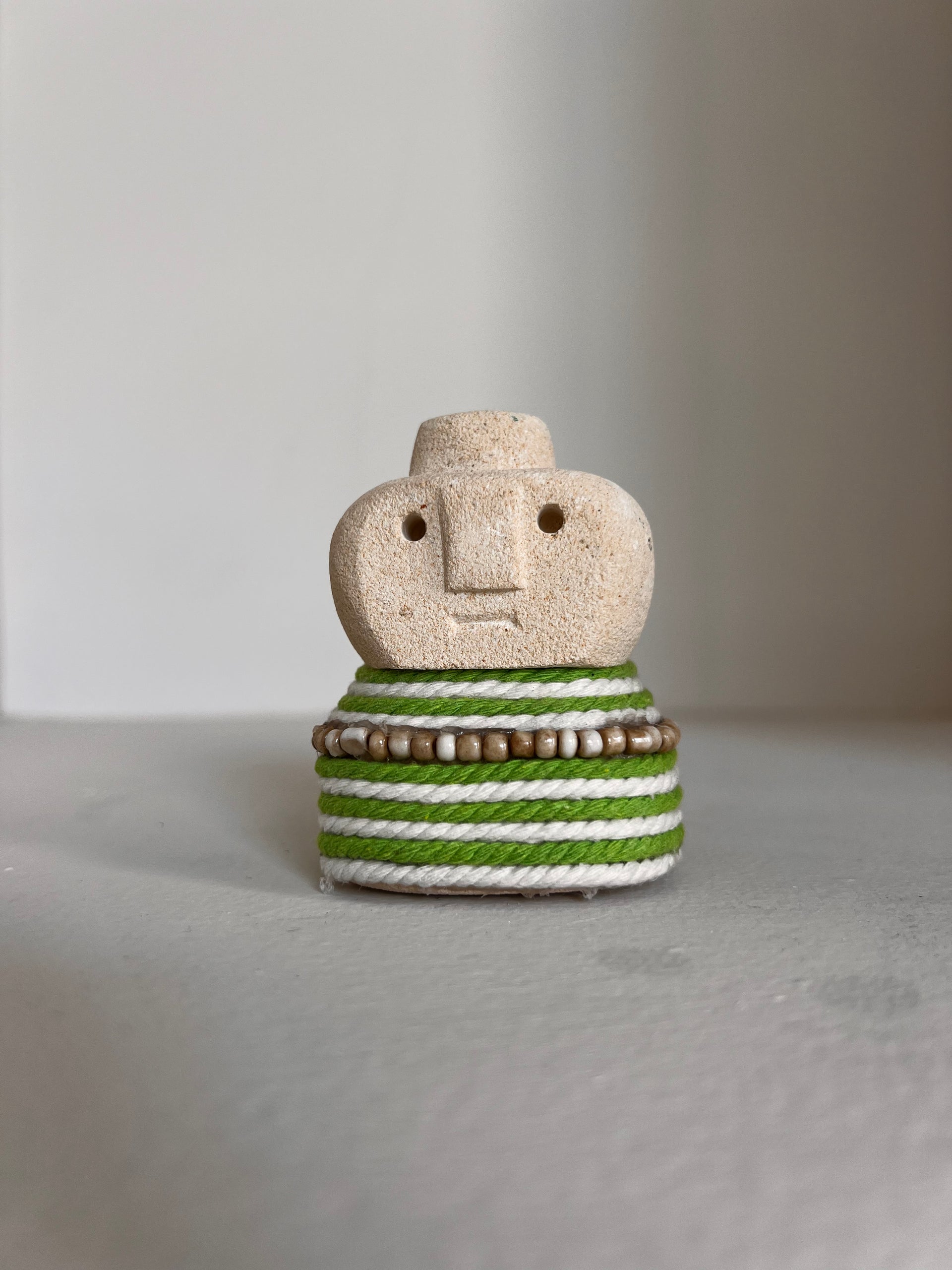 The Stone Sentinel in Stripes