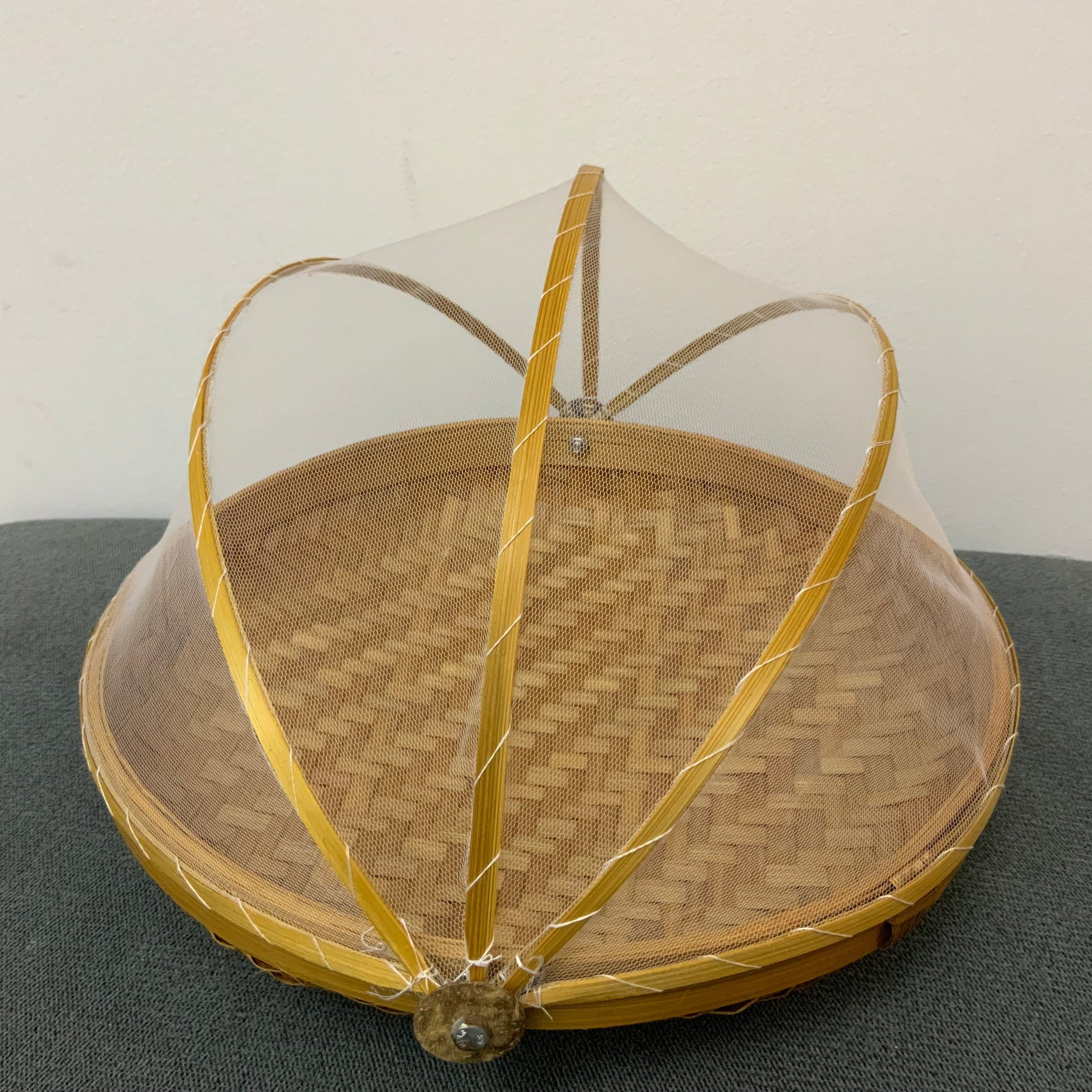 The Harvest Bamboo Food Cover & Display Basket (Set of 3)