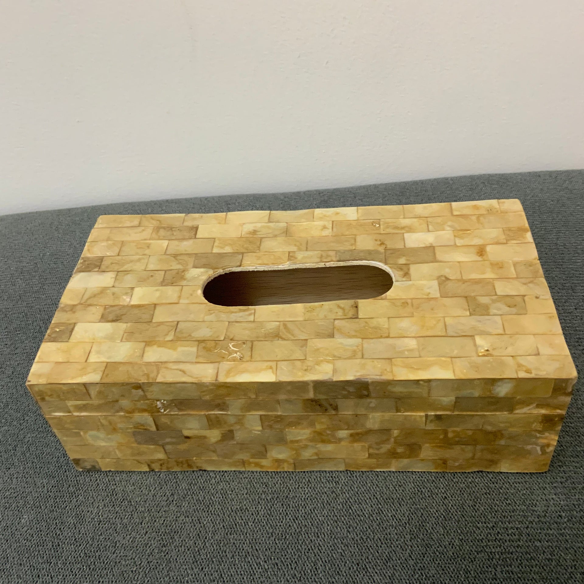 The Aurora Mother of Pearl Tissue Box Cover