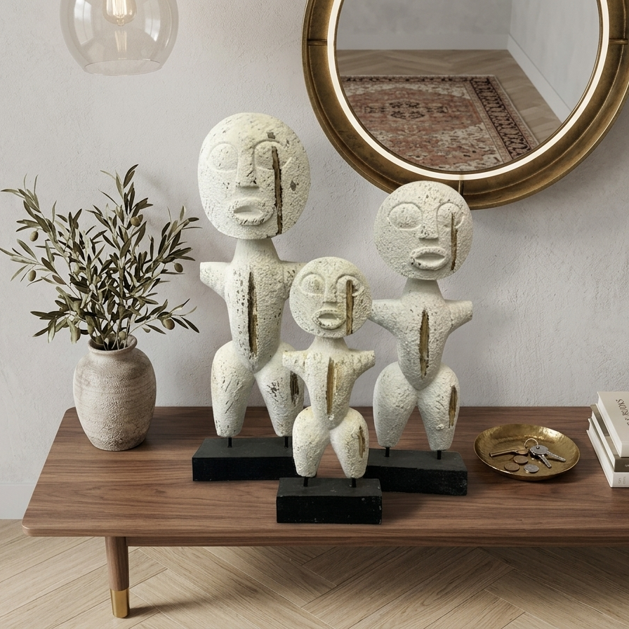 The Heritage Family Sculptures | Set of 3