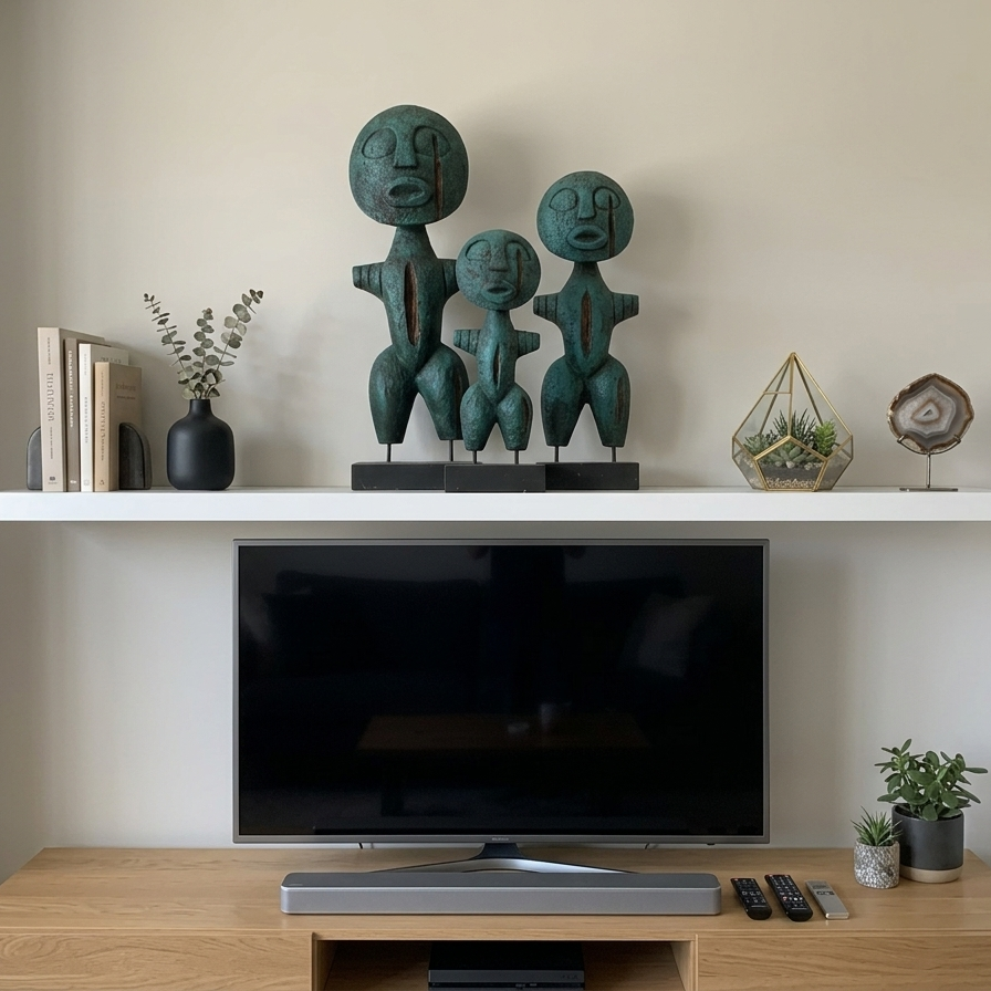 The Heritage Family Sculptures | Set of 3