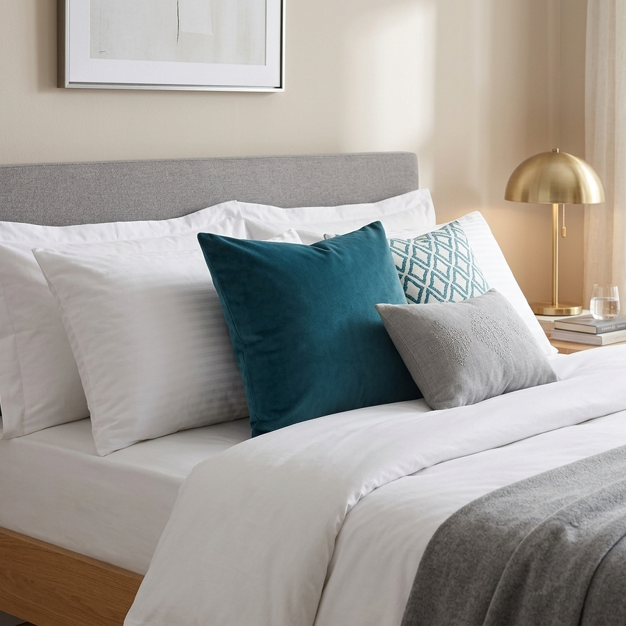 Premium Soft Velvet Square Throw Pillow Cover