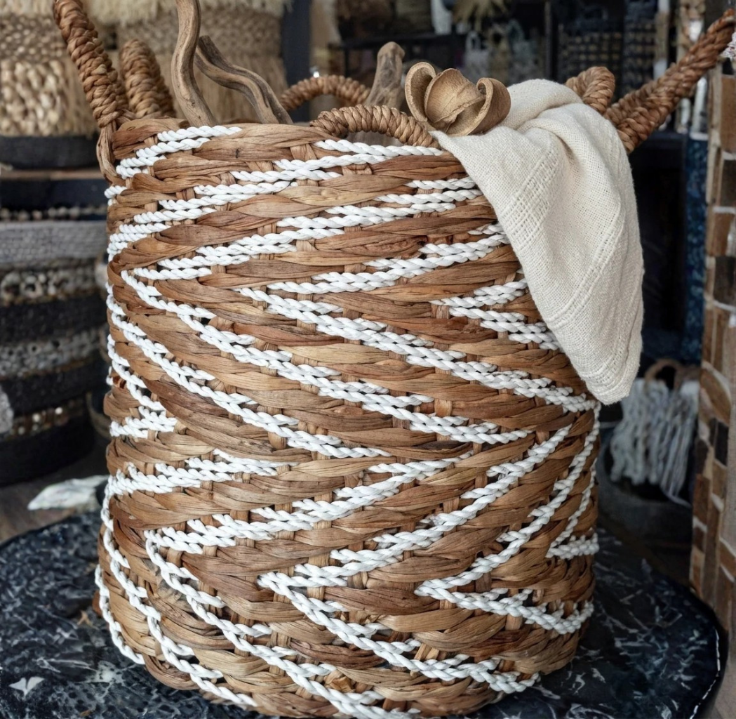 Basket Laundry Chevron