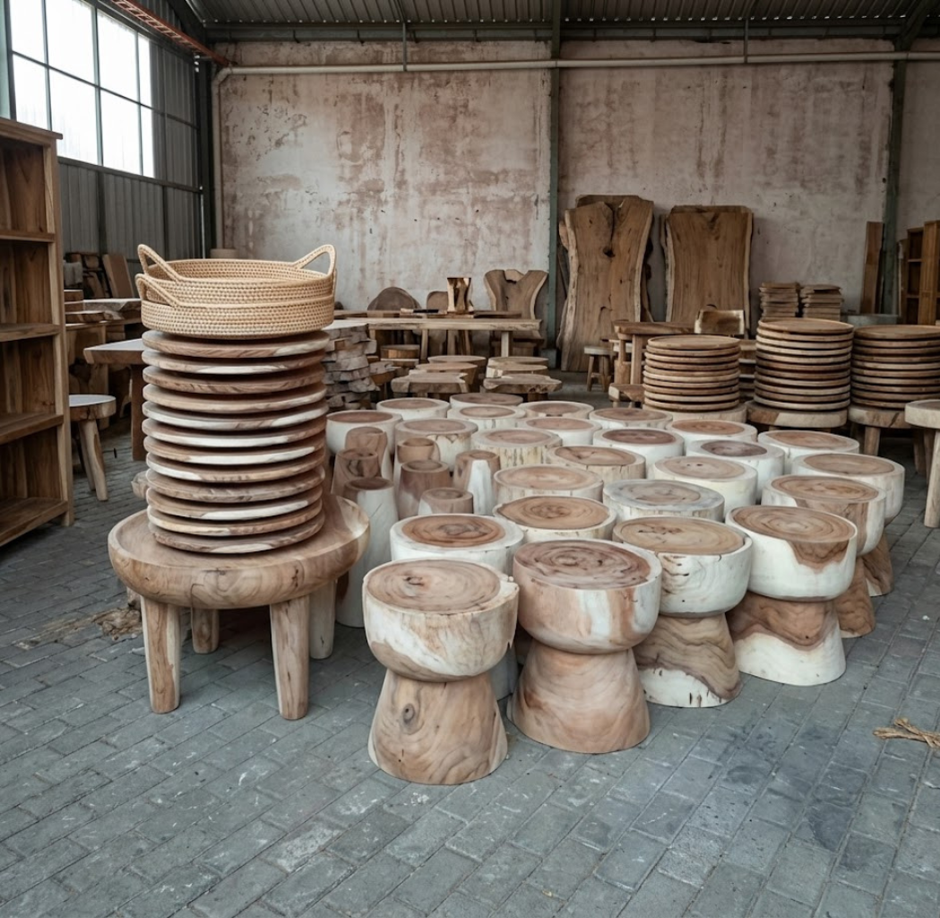 THE STOOL TREMBESI WOOD