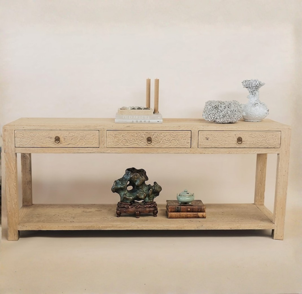 Elm 3-Drawer Console