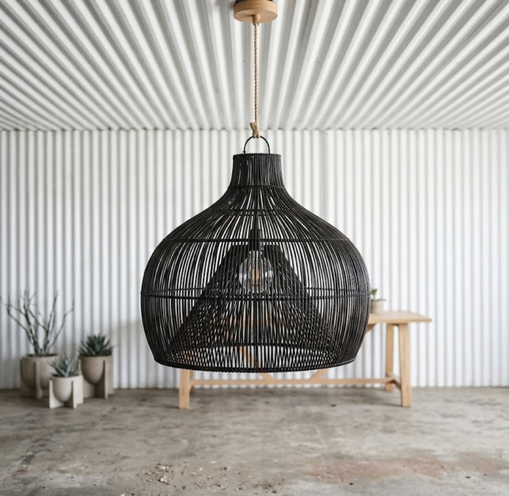 Natural rattan decor