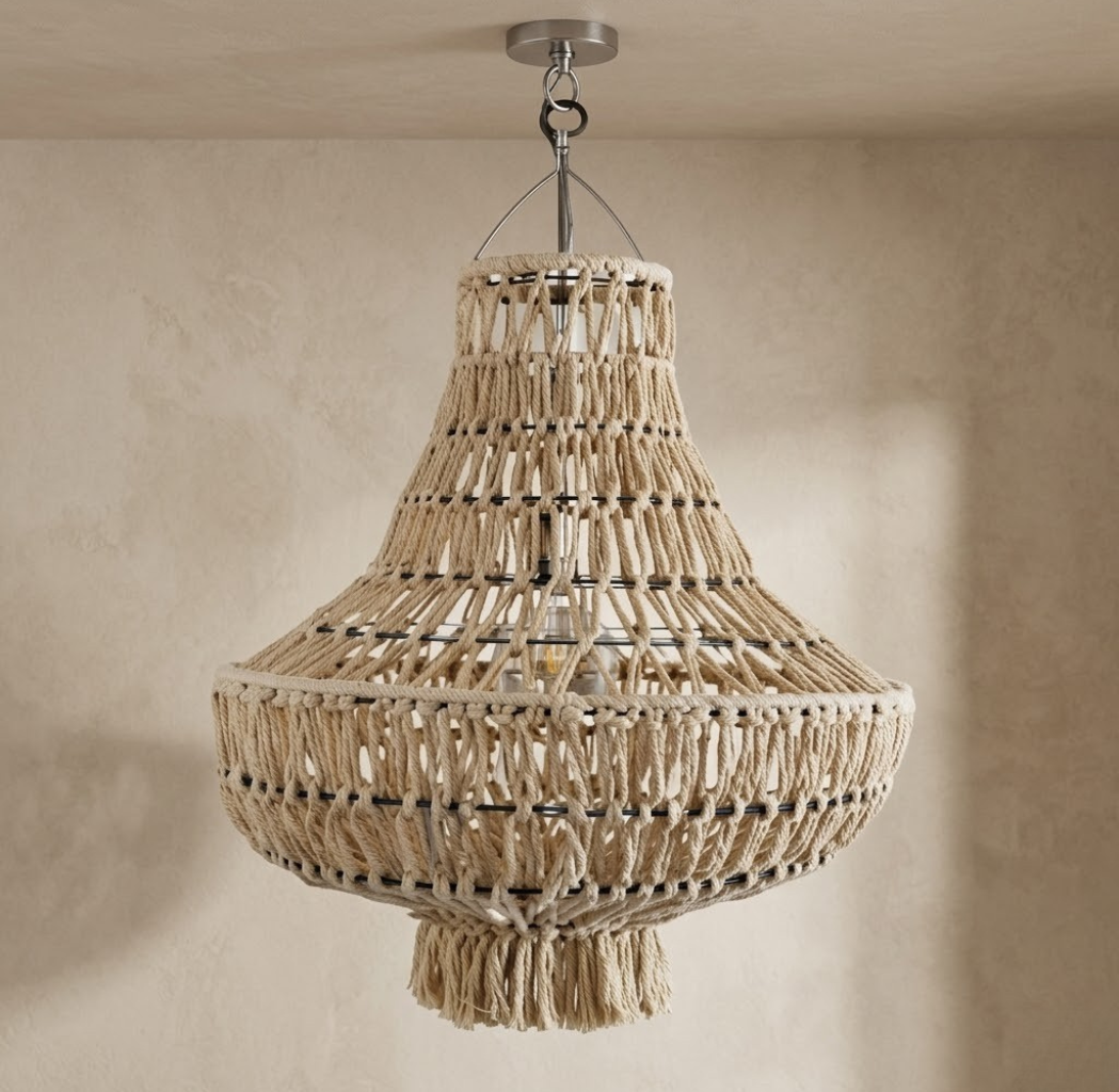 Woven cotton decor