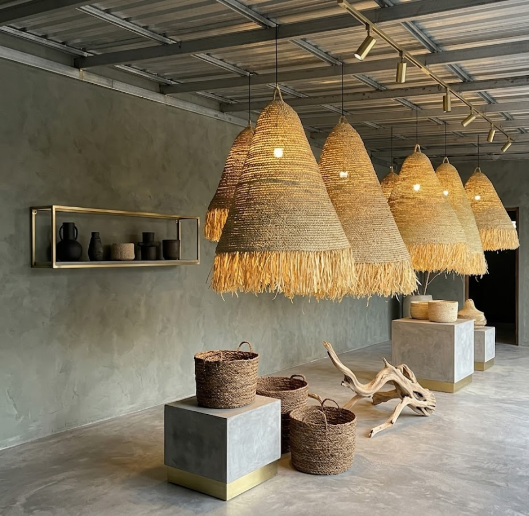 The lamps suna fiber pineapple