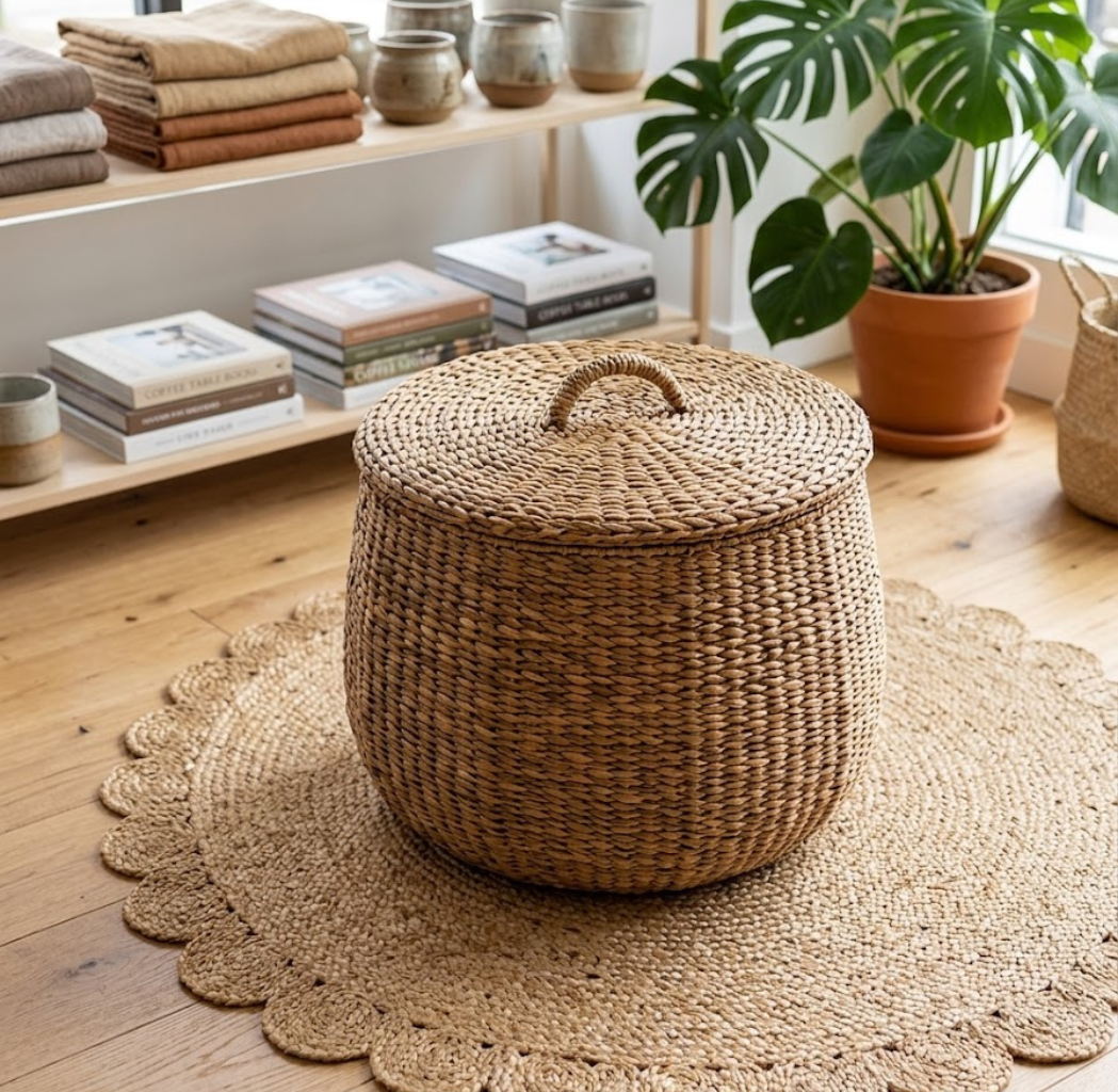 Basket Kayuza (With Cover/Lid)