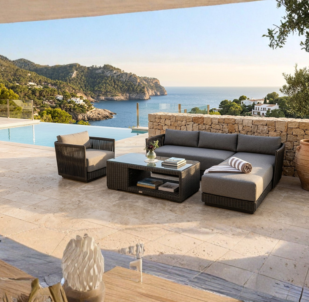 ALLURE SECTIONAL SET – 4 PERSON SETUP