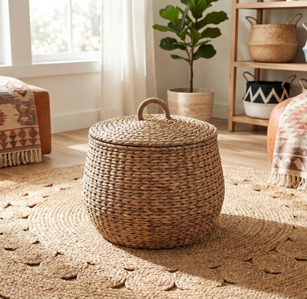 Basket Kayuza (With Cover/Lid)