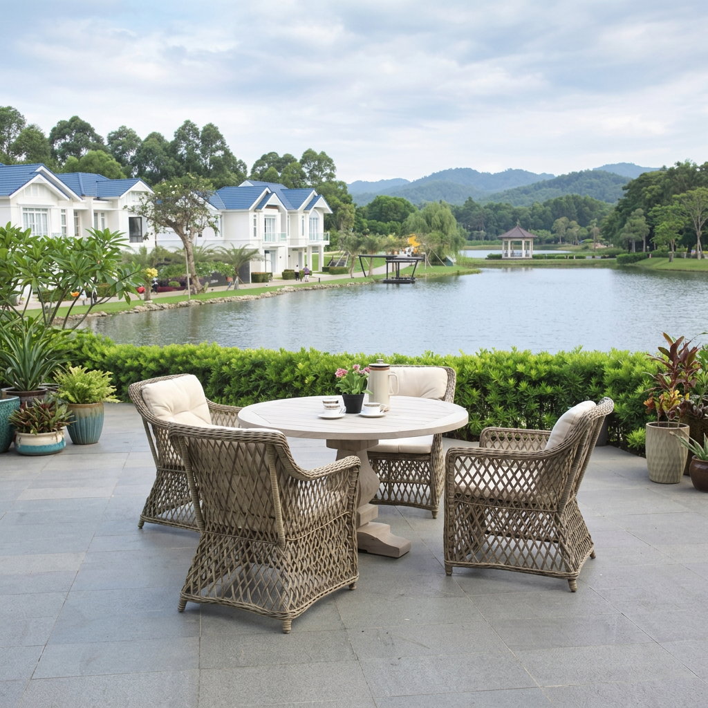 HONOLULU DINING SET – 4 PERSON SETUP