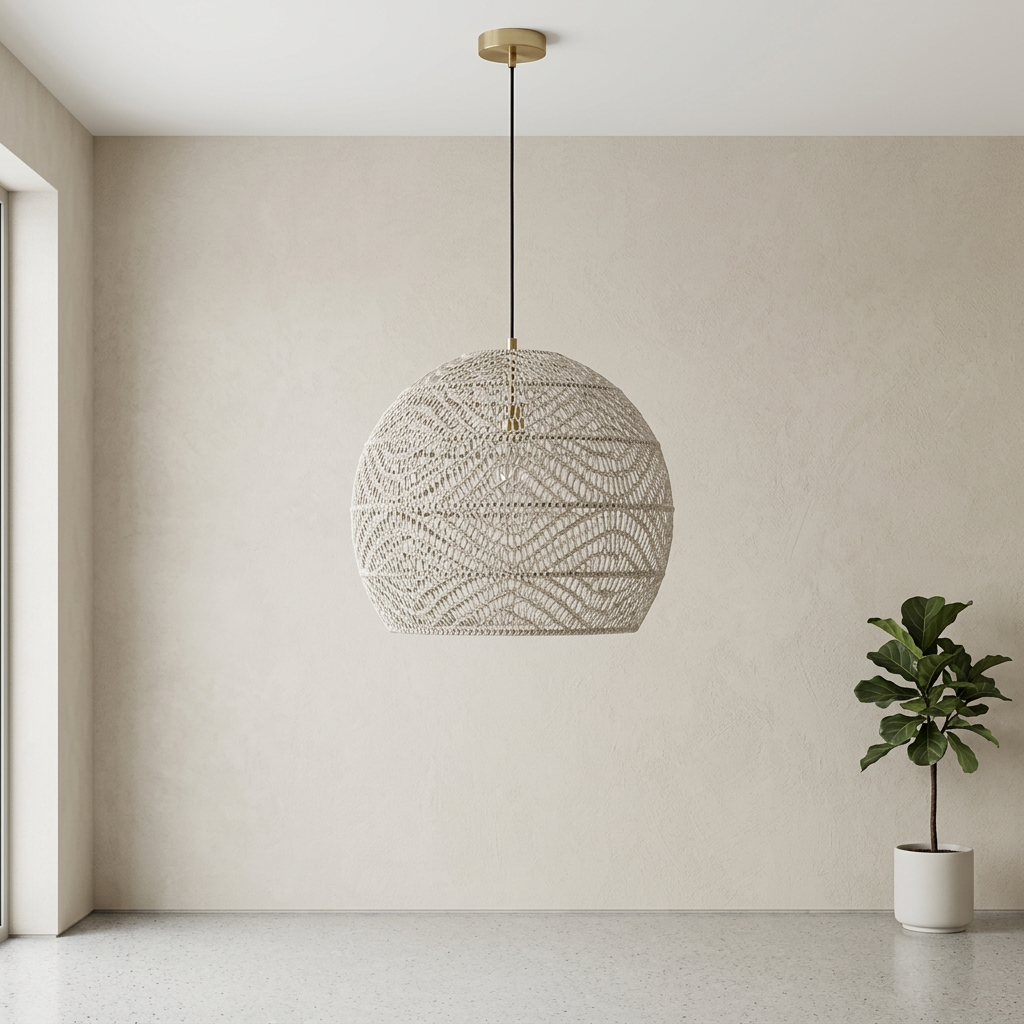 Natural rattan decor