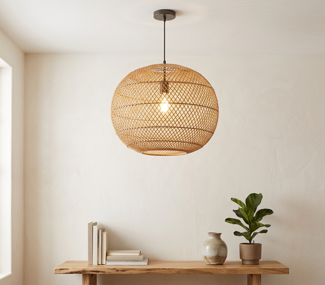 Natural rattan decor collection