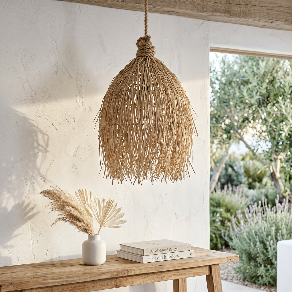 Natural rattan decor