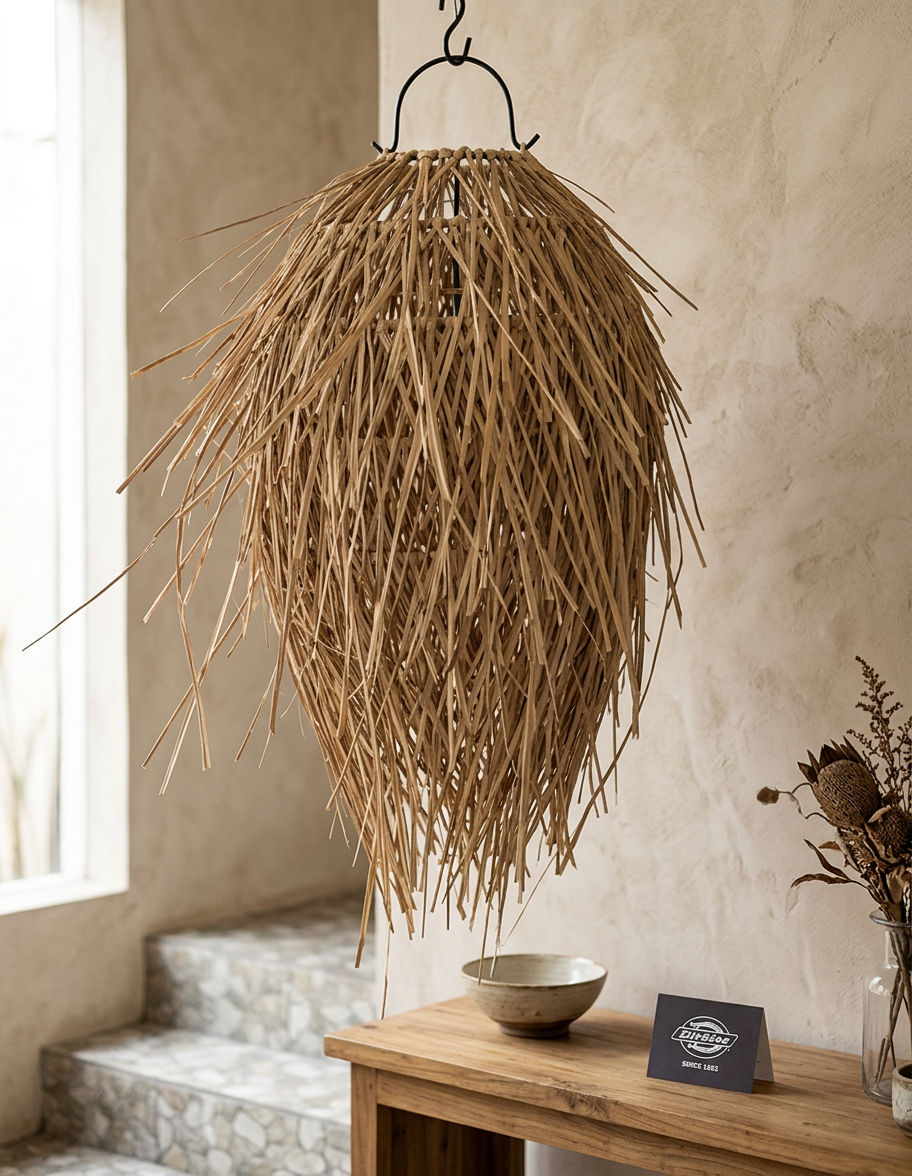 Natural rattan decor