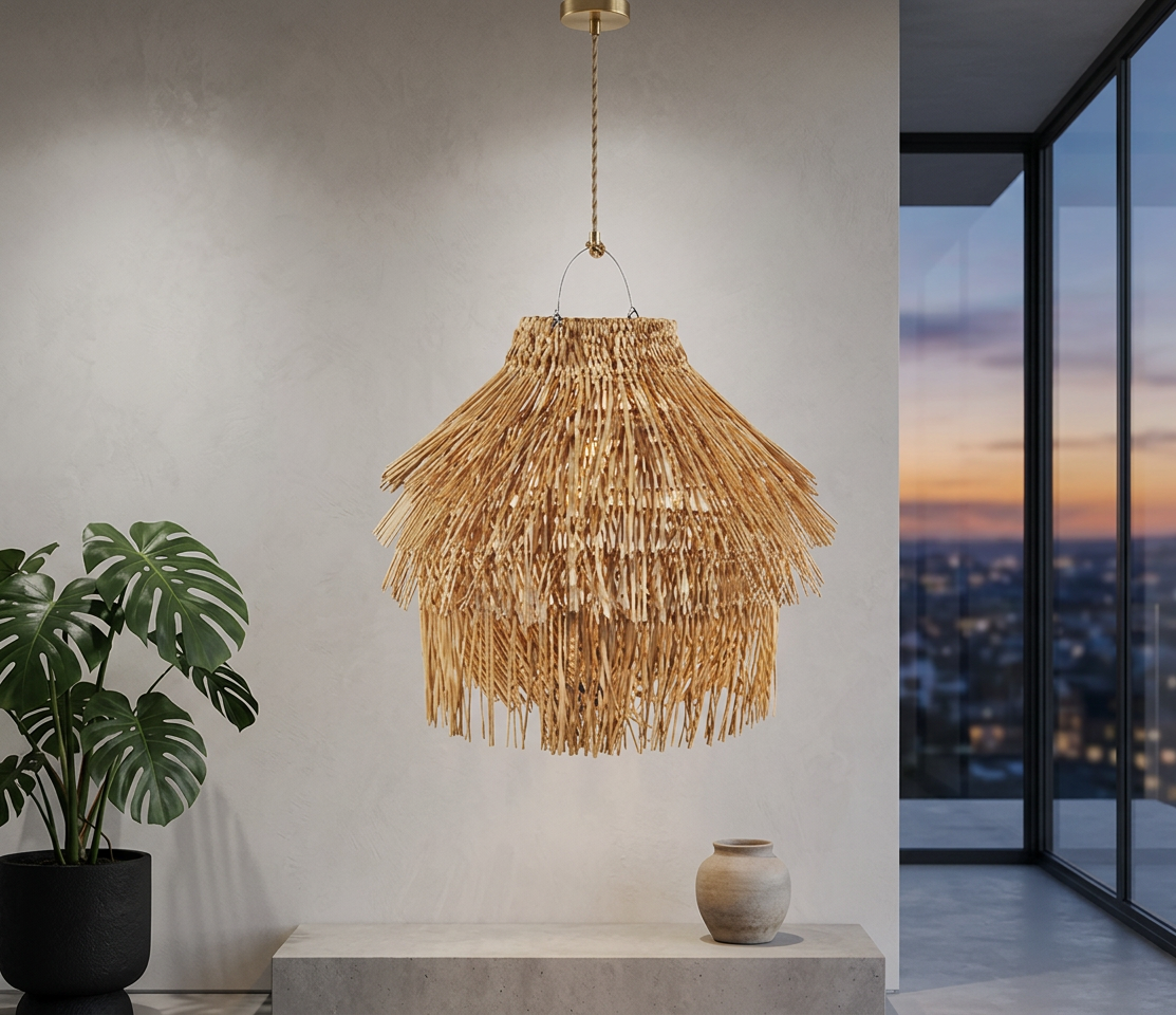 The lamp porcupine rattan